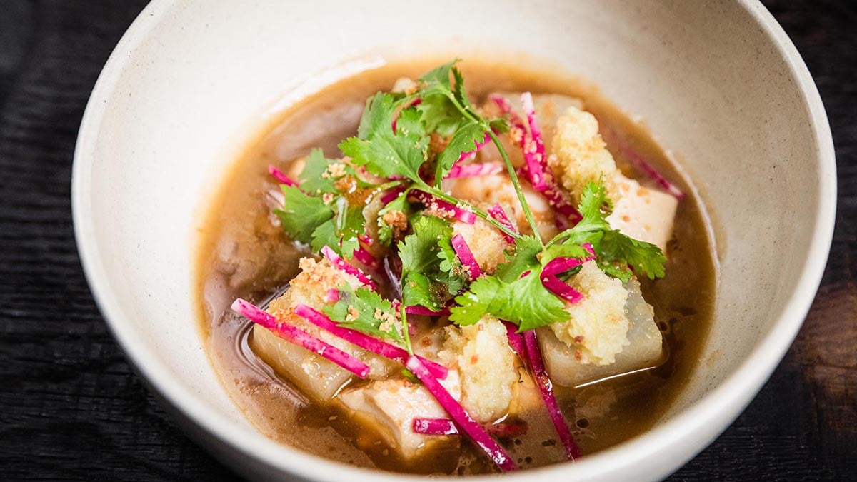 Braised Tofu & Radish with Ham Salt