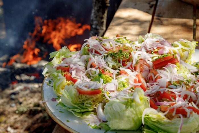 Healthy Lunch Idea Lettuce Salad