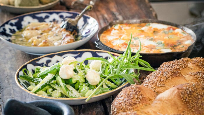 Israeli Breakfast.