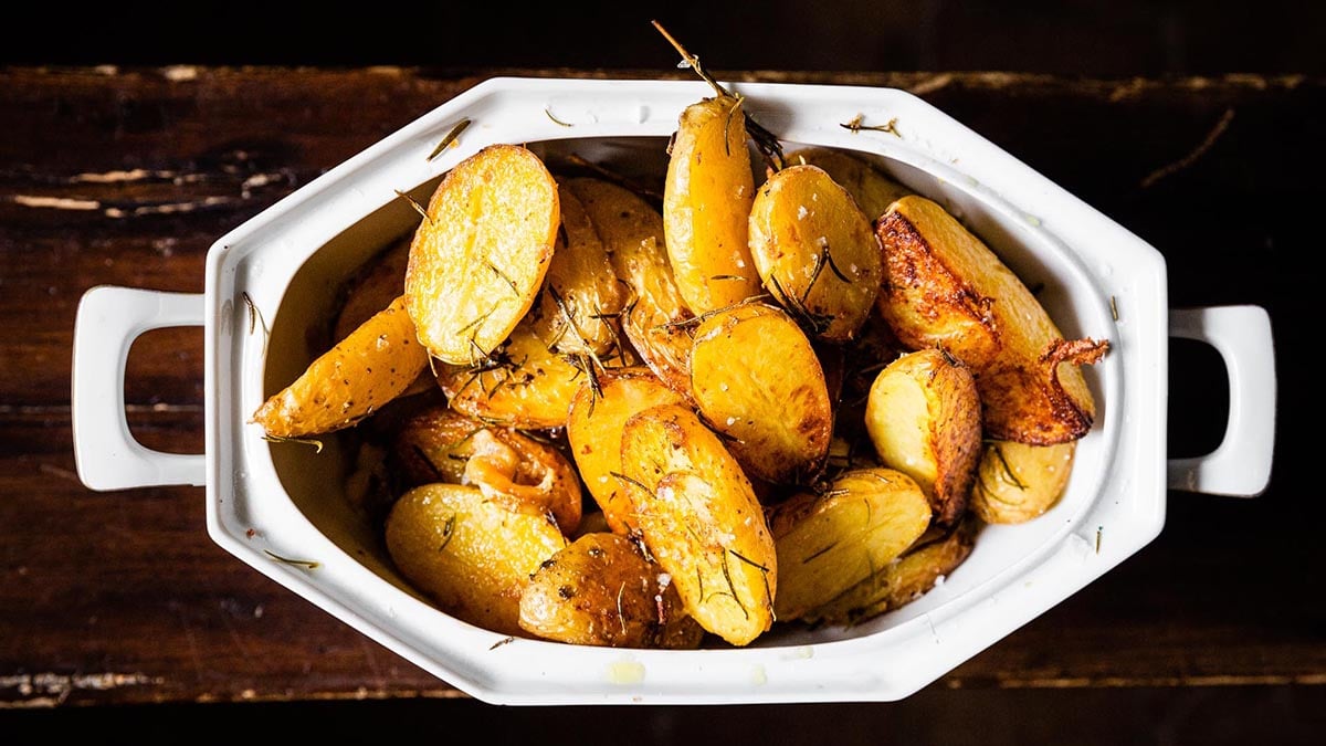 Roasted Potatoes with Bagna Cauda